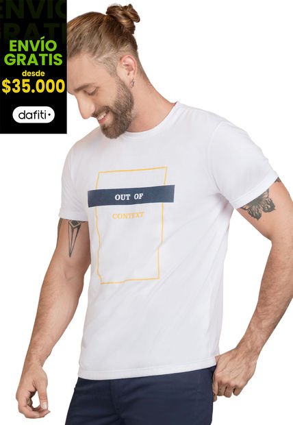 Camiseta Hombre Blanco 88165