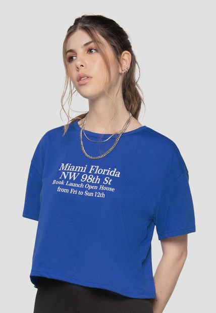 Camiseta Mujer Azul Rey Rutta 5589