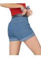 Short Mujer Azul Medio Rutta 78594 de Rutta