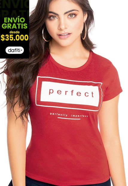 Camiseta Adulto Rojo Rutta 69613