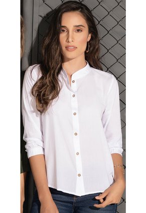 Camisa Para Mujer Blanca Rutta