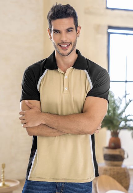 Polo Hombre Negro Rutta 100116