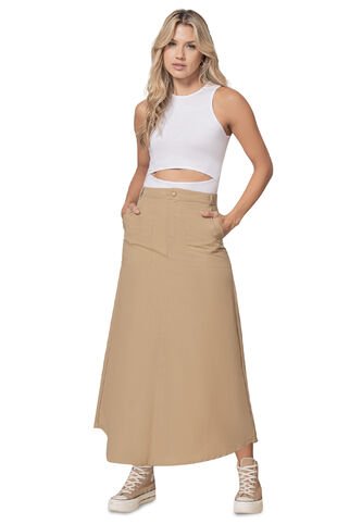 Falda Larga Caramelo Rutta 4712 Rutta