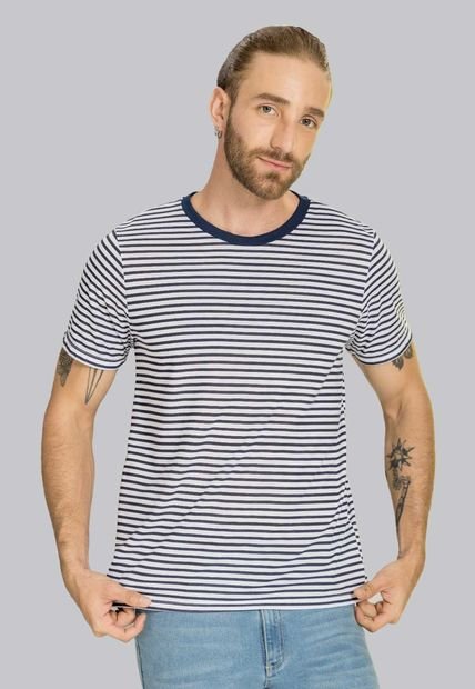 Camiseta Hombre Azul Rutta 101926