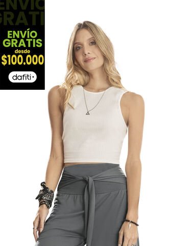 Crop Top Mujer Marfil Rutta 89270 Rutta