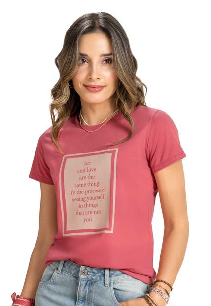 Camiseta Mujer Rosa Rutta 100177