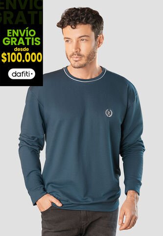 Buzo Hombre Azul Petróleo Rutta 105953 Rutta