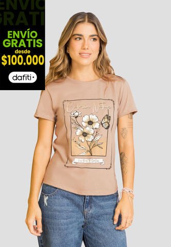 Camiseta Mujer Mocca Rutta 104028 Rutta