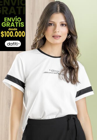 Camiseta Mujer Marfil Rutta 102884 Rutta