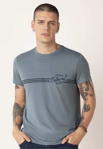 Camiseta Azul Acero Rutta 07636