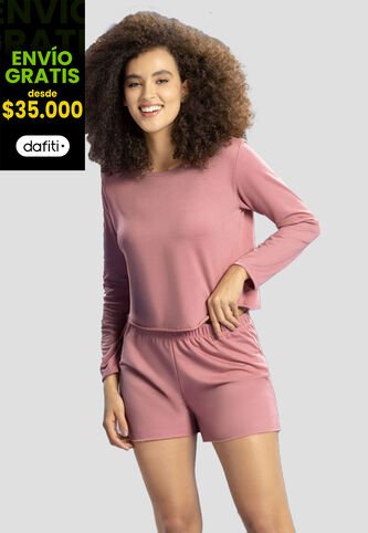 Conjunto Mujer Palo De Rosa Oscuro Rutta 89622 Rutta