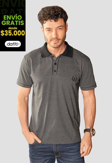 Polo Hombre Negro Cross Rutta 105954