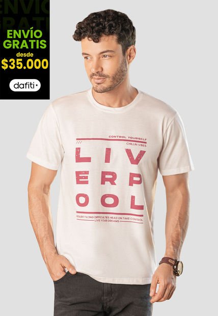 Camiseta Hombre Marfil Rutta 105963