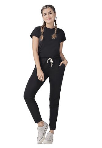 Enterizo, Overol Para Mujer O Nina Mujer Negro Rutta 77651 Rutta