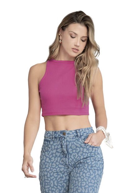 Crop Top Mujer Fucsia Rutta 92720