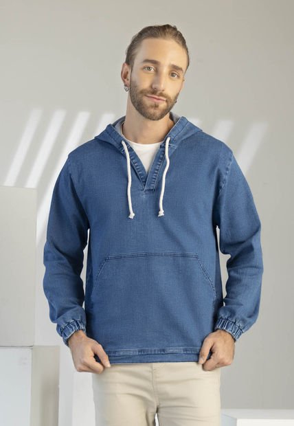 Chompa Hombre Azul Medio Rutta 960