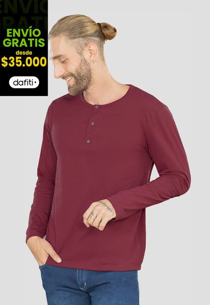 Camibuzo Hombre Vinotinto Rutta 91885
