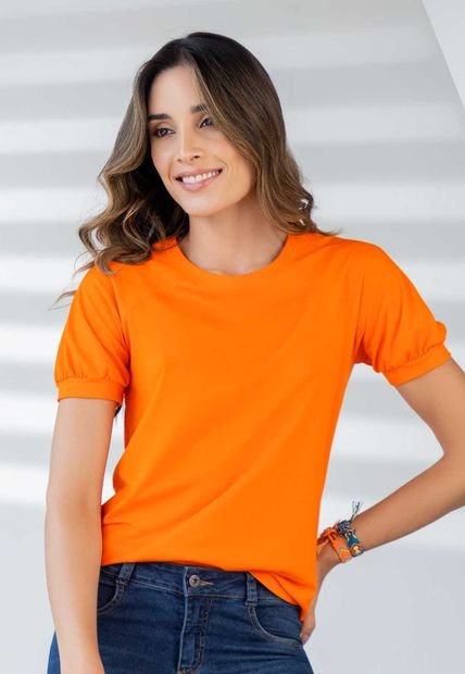 Camiseta Mujer Naranja Rutta 1139