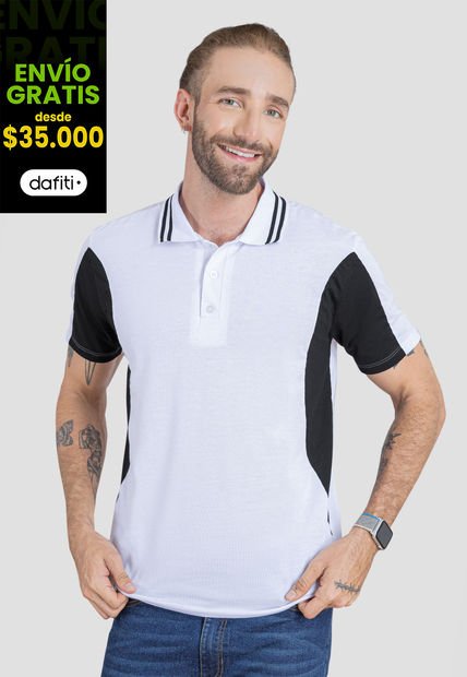 Polo Hombre Blanco Rutta 105463