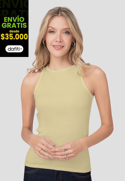 Camiseta Mujer Amarillo Rutta 92244