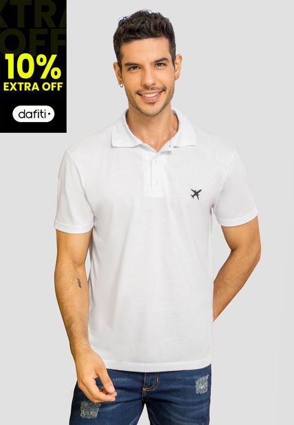 Imagen de Polo Hombre Blanco Rutta 103212 por Rutta