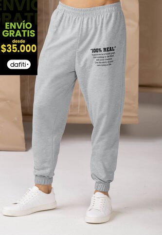 Jogger Hombre Gris Jaspe Rutta 6307 Rutta