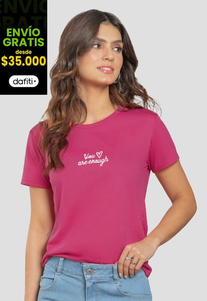 Camiseta Mujer Fucsia Rutta 105852