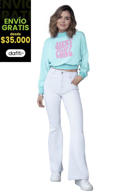 Jean Mujer Azul Hielo Rutta 7171