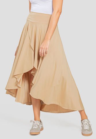 Falda Larga Mujer Caramelo Rutta 107385 Rutta