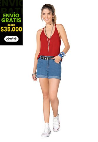 Short Mujer Azul Medio Rutta 78594 Rutta