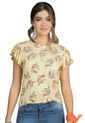 Camiseta Mujer Amarillo 90834 de Rutta