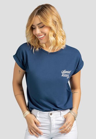 Camiseta Mujer Azul Profundo Rutta 107956 Rutta
