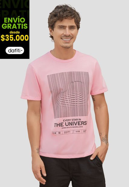 Camiseta Hombre Rosa Rutta 104135