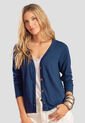Cardigan Mujer Azul Profundo Rutta 104779 de Rutta