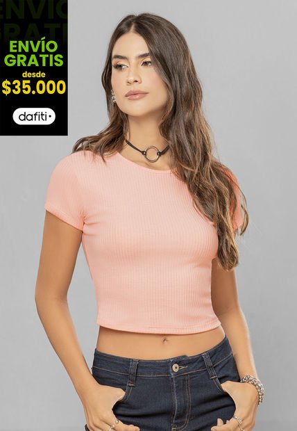Camiseta Mujer Rosa Rutta 104496