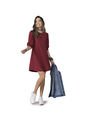 VESTIDO CORTO MUJER VINOTINTO 86023 de Rutta