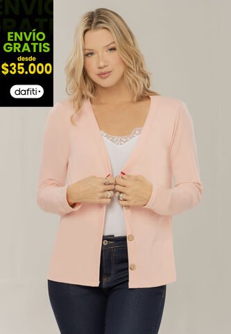 Cardigan Mujer Rosa Rutta 104779 Rutta