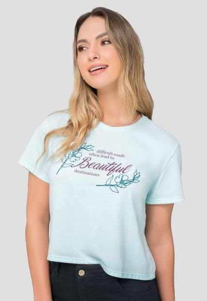 Camiseta Mujer Azul Rutta 101452