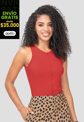 Camiseta Mujer Rojo Rutta 7714 Rutta