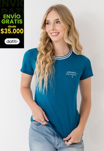 Camiseta Mujer Azul Rutta 103609 Rutta