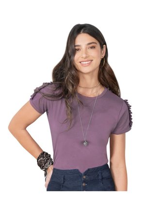 CAMISETA MUJER LAVANDA     77899