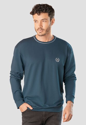 Buzo Hombre Azul Petróleo Rutta 105953 Rutta