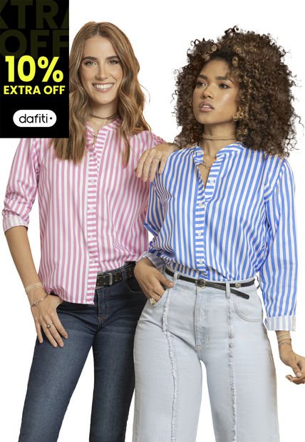 Imagen de Camisa Mujer Multicolor Rutta 2782 por Rutta