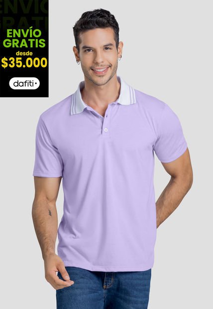 Polo Hombre Lila Rutta 101501