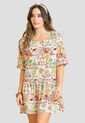 Vestido Corto Mujer Estampado Rutta 107951 de Rutta
