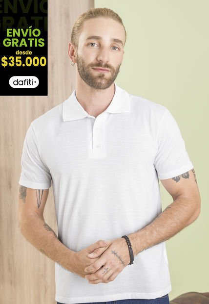 Polo Hombre Blanco Rutta 101209