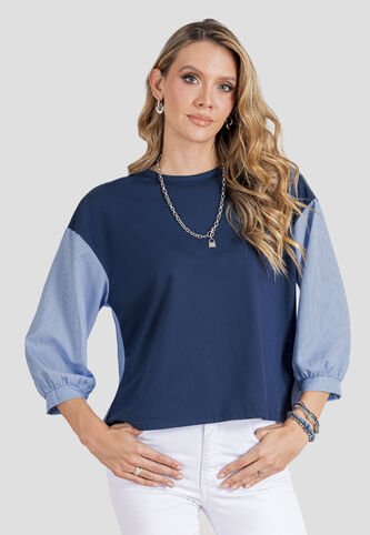 Blusa Mujer Azul Rutta 105906 Rutta