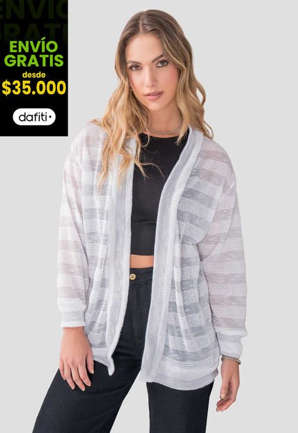 Cardigan Mujer Blanco Rutta 102728