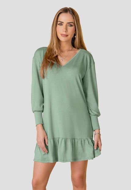 Vestido Corto Mujer Verde Rutta 101066