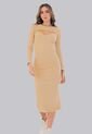 Vestido Largo Mujer Amarillo Rutta 101089 de Rutta